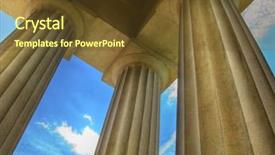  Presentation with nashville - PPT layouts consisting of centinnial - parthenon in centennial park nashville background and a tawny brown colored foreground