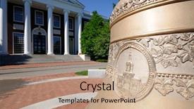  Presentation with harvard - Cool new presentation theme with centinnial - replica of centennial bell backdrop and a coral colored foreground