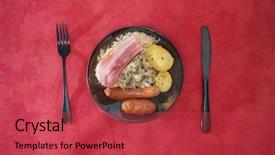  Presentation with eastern - PPT layouts with central and eastern european cuisines background and a  colored foreground