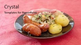  Presentation with eastern - PPT theme with central and eastern european cuisines background and a  colored foreground