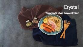  Presentation with eastern - Amazing presentation theme having central and eastern european cuisines backdrop and a  colored foreground