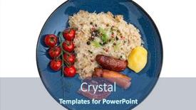  Presentation with eastern - Amazing slides having central-and-eastern-european-cuisines backdrop and a ocean colored foreground