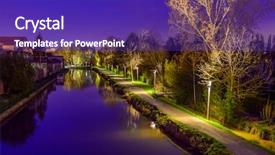  Presentation with night - Slides featuring central europe france paris amien background and a violet colored foreground