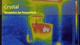 Presentation with furnace - Cool new theme with central heating furnace infrared inspection backdrop and a tawny brown colored foreground