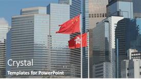  Presentation with hong kong flag - 
