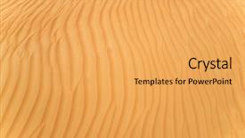  Presentation with desert - PPT layouts having central line - detail of a beautiful desert background and a yellow colored foreground