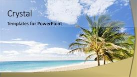  Presentation with caribbean - Beautiful presentation featuring central maerica - foul bay barbados caribbean backdrop and a  colored foreground