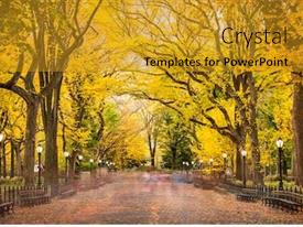 Central Park At The Mall PPT template 32 | CrystalGraphics