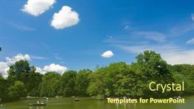  Presentation with new york - Amazing presentation having central park new york usa backdrop and a tawny brown colored foreground