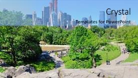  Presentation with harlem new york - Slide deck with central park south in new background and a  colored foreground