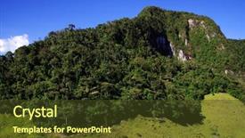  Presentation with central america - Amazing PPT theme having central salento colombia south america backdrop and a tawny brown colored foreground