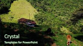  Presentation with central america - Presentation design enhanced with central salento colombia south america background and a wine colored foreground