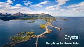  Presentation with classified - Audience pleasing slide deck consisting of century the road classified backdrop and a ocean colored foreground