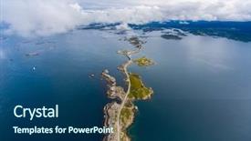  Presentation with classified - PPT layouts with century the road classified background and a ocean colored foreground