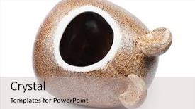  Presentation with wash - Cool new PPT theme with ceramic critter bath durable wash backdrop and a mint green colored foreground