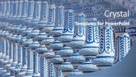  Presentation with ceramic tiles - Presentation design with ceramic-fence-in-plaza-de background and a  colored foreground