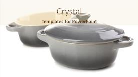  Presentation with biodegradable pot - Theme having ceramic-pot-soup-tureen-isolated background and a cream colored foreground