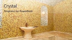  Presentation with roman style - Slides consisting of ceramic tile in roman background and a lemonade colored foreground