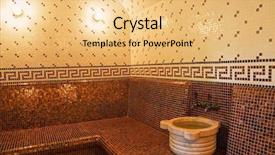  Presentation with roman style - Colorful slide deck enhanced with ceramic tile in roman backdrop and a yellow colored foreground