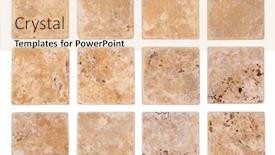  Presentation with ceramic tiles - Cool new presentation design with ceramic-tiles-isolated-on-white backdrop and a lemonade colored foreground