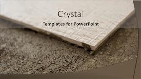  Presentation with wood tools - Slide deck enhanced with ceramic-wood-effect-tiles background and a lemonade colored foreground