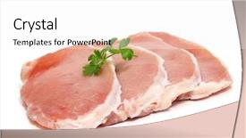  Presentation with tenderloin - Audience pleasing PPT theme consisting of biology - micro organisms culture - medical backdrop and a ocean colored foreground