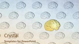  Presentation with cerebellum - Slides enhanced with cerebellum - close up of businessman drawing background and a lemonade colored foreground