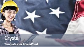  Presentation with elementary school african american female - Presentation theme having ceremonial check - female architect using digital tablet background and a ocean colored foreground