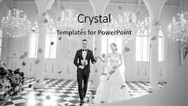  Presentation with elegant wedding - PPT layouts enhanced with ceremonial check - full length of elegant wedding background and a  colored foreground