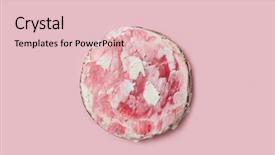  Presentation with cake - Slide set featuring ceremony free - beautiful pink cake background and a lemonade colored foreground