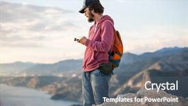  Presentation with interpret the following pictures - PPT layouts having cerro gordo natural park andalusia background and a gray colored foreground