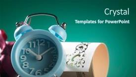  Presentation with certificate - Theme having certificate-tied-with-ribbon background and a ocean colored foreground