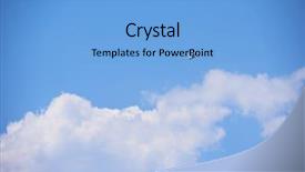  Presentation with plain blue clear sky - Presentation design featuring cessna - small retro airplane clear blue background and a light blue colored foreground