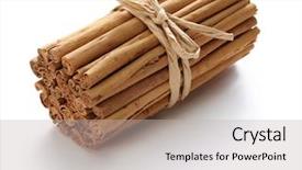  Presentation with cinnamon - Amazing PPT layouts having ceylon cinnamon sticks isolated backdrop and a light gray colored foreground