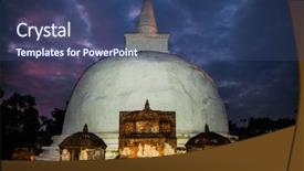  Presentation with heritage - PPT layouts consisting of ceylon sri lanka world background and a ocean colored foreground