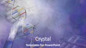  Presentation with elements - PPT theme consisting of cg - science elements composition background and a ocean colored foreground