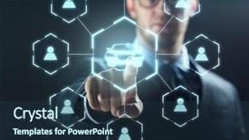  Presentation with car rental - Presentation theme having cgi - business rental service and future background and a tawny brown colored foreground