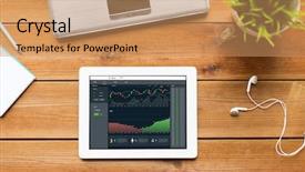  Presentation with business programming code abstract technology - Beautiful presentation featuring cgi - cryptocurrency business and technology concept backdrop and a coral colored foreground