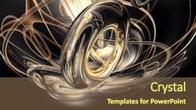  Presentation with wires - Colorful presentation theme enhanced with cgi - golden bronce wires 01 backdrop and a violet colored foreground