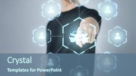  Presentation with car rental - Beautiful theme featuring cgi - rental service and future technology backdrop and a ocean colored foreground