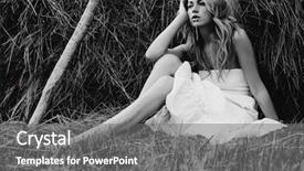  Presentation with sexy - Amazing slide set having ch - beautiful sexy young near backdrop and a  colored foreground