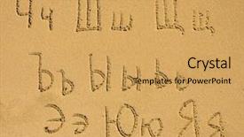  Presentation with third - Cool new slide deck with ch - russian alphabet from ch backdrop and a yellow colored foreground