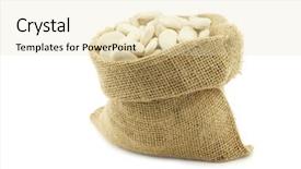  Presentation with beans - Presentation theme featuring chad - butter beans lima beans background and a lemonade colored foreground