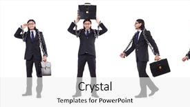  Presentation with danone supply chain - Audience pleasing presentation theme consisting of chain isolated on the white backdrop and a white colored foreground