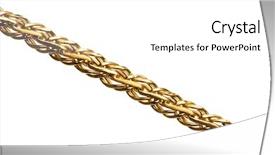  Presentation with chain - Audience pleasing presentation theme consisting of chain isolated on the white backdrop and a white colored foreground