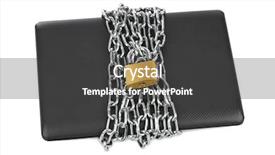  Presentation with gold black - Audience pleasing PPT theme consisting of chain isolated on white background backdrop and a dark gray colored foreground