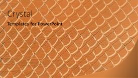  Presentation with chain link fence - Slide deck enhanced with chain-link-chain-link-fence and a gold colored foreground