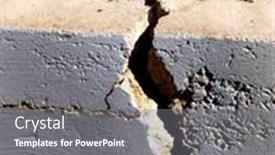  Presentation with chain link fence - Presentation theme consisting of chain-link-fence-and-pole background and a gray colored foreground