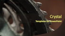  Presentation with bicycle - Colorful theme enhanced with chain link transportation - bicycle pinion backdrop and a wine colored foreground