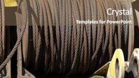  Presentation with steel construction - Beautiful slide deck featuring half orange with splashes of water on a black background backdrop and a tawny brown colored foreground